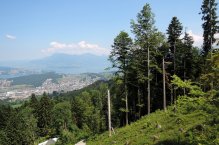 Švýcarsko, nočním vlakem do Curychu - Švýcarsko