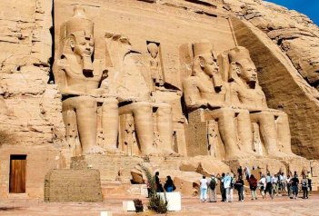 Symboly Egypta - Nil a pyramidy - Egypt