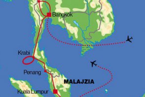 Thajsko, Malajsie, Singapur - Malajsie