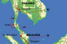 Thajsko - nejkrásnější moře Asie - Singapur