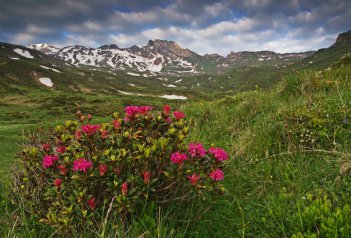 Vals – brána Dolomit s kartou - Itálie