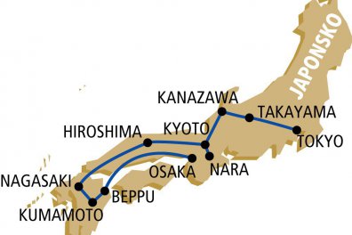 Velká cesta Japonskem - Japonsko
