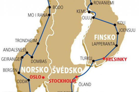Velká cesta za kouzlem evropského severu - Švédsko