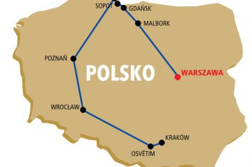 Velký okruh Polskem - Polsko