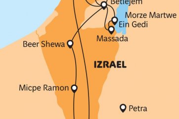 Via Dolorosa směrem k Rudému moři - Izrael