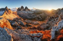 Výhledy Dolomit - horská jezera, legendární Misurina - Itálie