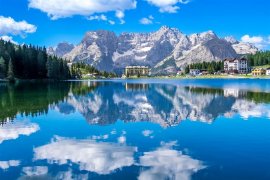 Výhledy Dolomit - horská jezera, legendární Misurina