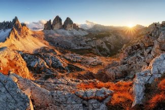 Výhledy Dolomit - horská jezera, legendární Misurina - Itálie