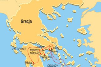 Zastávka Kyklady - Řecko