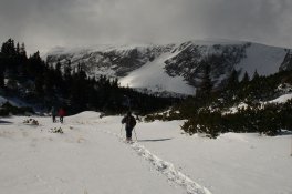 Zimní Raxy na sněžnicích - Rakousko