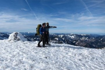 Zimní Raxy na sněžnicích - Rakousko
