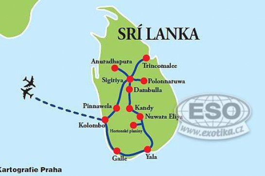 Zlatý okruh Srí Lankou - Srí Lanka