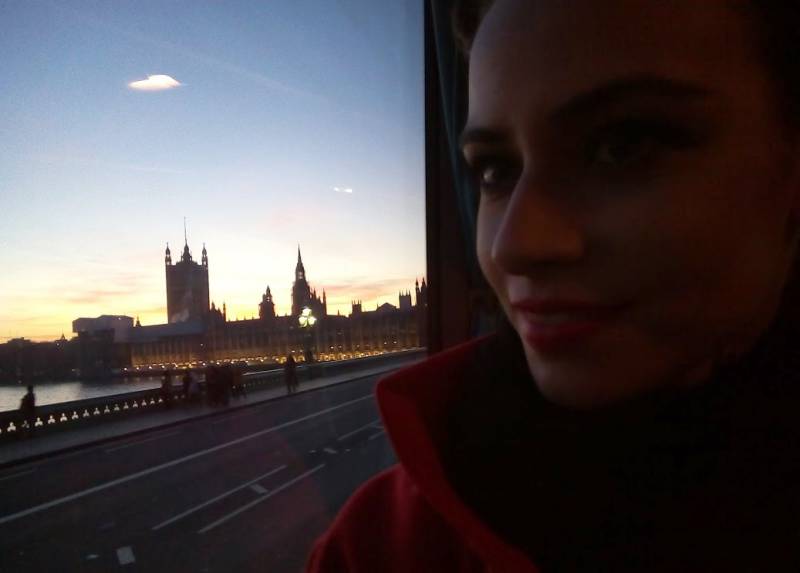 Miss Tereza Skoumalová v Londýně